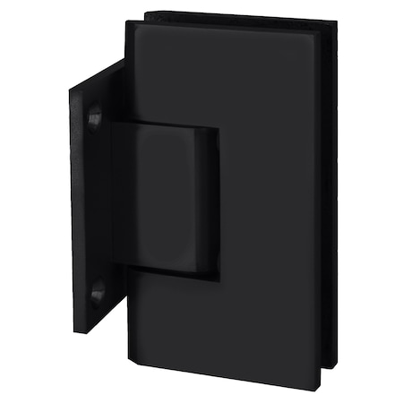 Cr Laurence Matte Black Vienna 074 Series Wall Mount Short Back Plate Hinge V1E074MBL